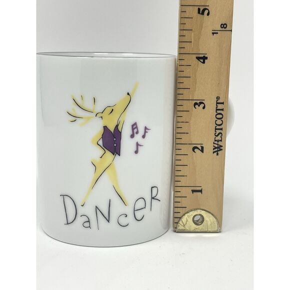 Pottery Barn Reindeer Dancer Christmas Coffee Cocoa Cup Mug 4” Replacement - Picture 2 of 6
